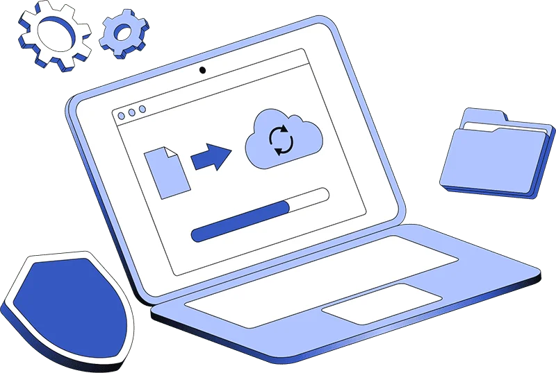 Data backup on laptop in progress.webp